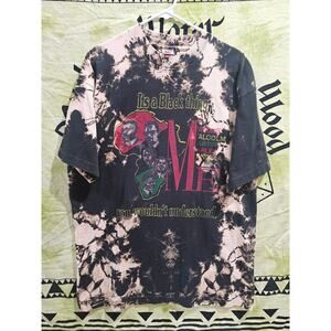Rare 90s Vintage Black History “It’s A Black Thing” Acid Wash Tee XL